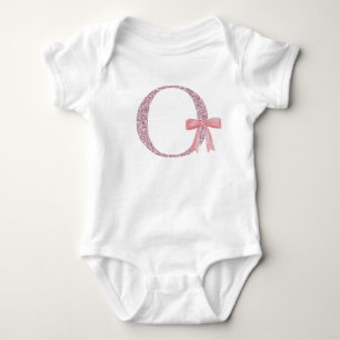 Personalised Initial Baby Girl "O" Bodysuit