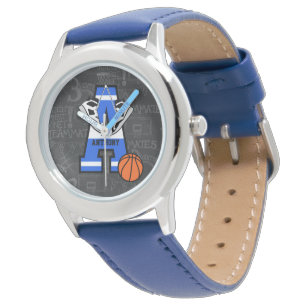 Personalised Initial Basketball Watch