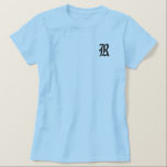 Personalised Initial Embroidered Shirt<br><div class="desc">Initials designs</div>