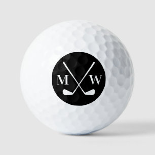 Personalised Initial Monogram Golf Balls