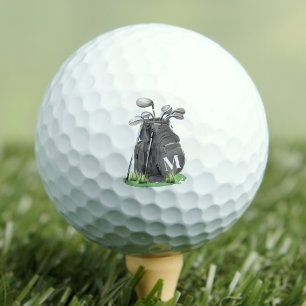 Personalised Initial Monogram Golf Balls