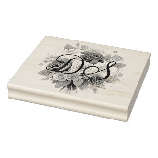 Personalised Initials and image stamp