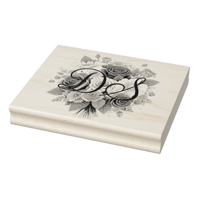 Personalised Initials and image stamp (Stamp)