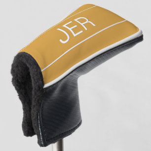 Personalised Initials Monogrammed Protective Golf Head Cover