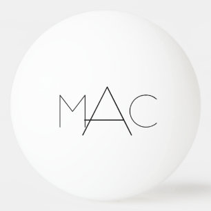 Personalised Initials Ping Pong Ball