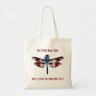 Personalised "Insect Lover" Vintage Dragonfly Tote Bag