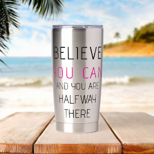 Personalised Inspirational Quote Insulated Tumbler