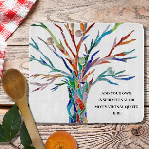 Personalised Inspiring Quote  Cutting Board