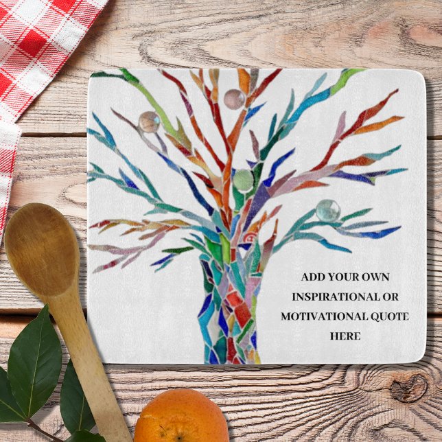 Personalised Inspiring Quote  Cutting Board (Creator Uploaded)
