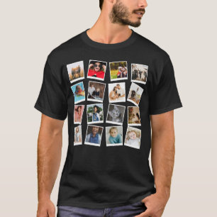 personalised instagram Modern photo collage  T-Shirt
