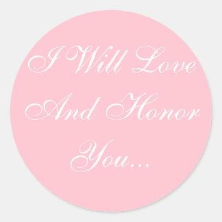 Personalised Invites Bubble Gum Pink Classic Round Sticker