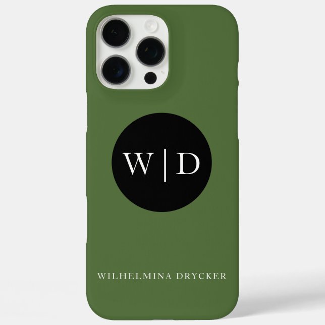 Personalised iPhone 16 Pro Max Case with Your Name (Back)