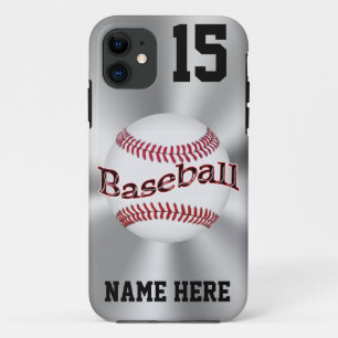 Personalised iPhone 5S Baseball Cases NAME, NUMBER