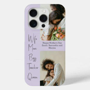 Personalised iPhone Case with Photo Collage Text