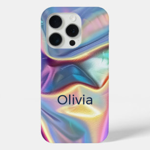 Personalised Iridescent Phone Case Custom Name