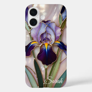 Personalised Iris Flower Phone Case Elegant