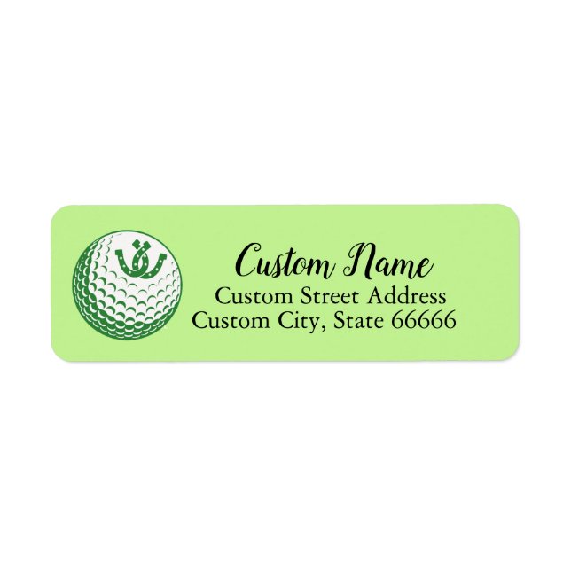 Personalised Irish Address Labels - Custom Design (Front)