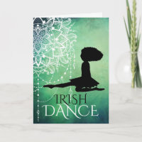 Personalised Irish Dance Beautiful Green Mandala