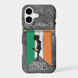 Personalised Irish Dancer - Flag of Ireland Dance