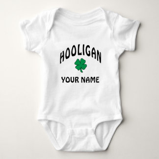 Personalised Irish Hooligan T-Shirt Baby Bodysuit