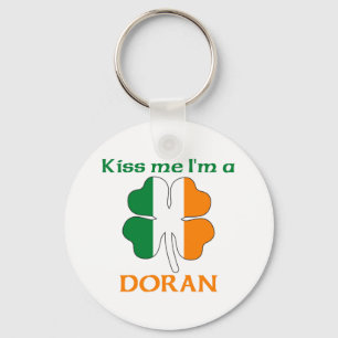 Personalised Irish Kiss Me I'm Doran Key Ring