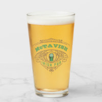 Personalised Irish Pub Beer Glass