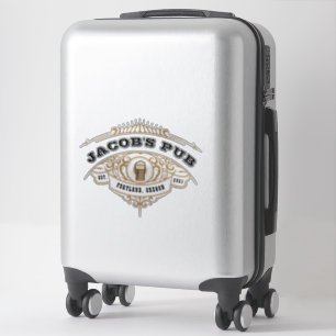 Personalised Irish Pub Extra Large Clear