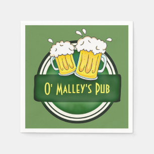 Personalised Irish Pub Napkin