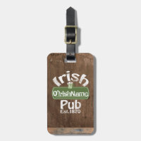 Personalised Irish Pub Old Keg Effect Sign