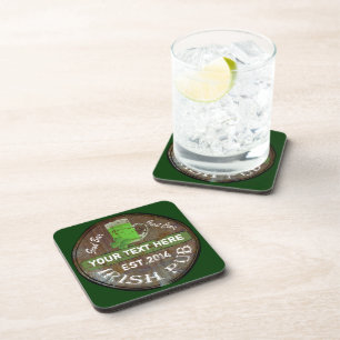 Personalised Irish Pub sign Coaster