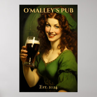 Personalised Irish Pub Sign | St. Patrick's Day
