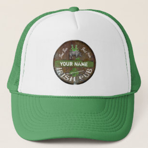 Personalised Irish pub sign Trucker Hat