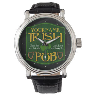 Personalised Irish Pub Sign Watch