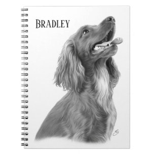 Personalised Irish Setter Notebook