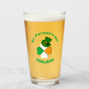 Personalised Irish St. Patrick's Day  Glass