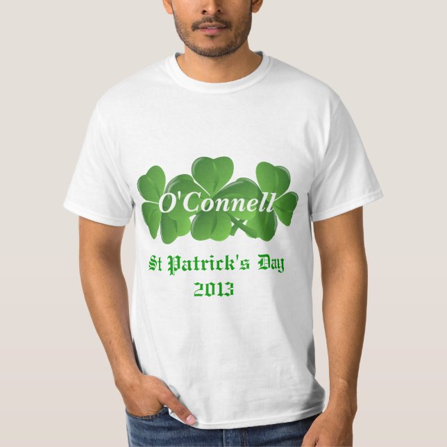 Personalised  Irish St Patrick's day T-Shirt (Front)