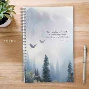 Personalised Isaiah 40:31 Eagles Scripture Journal