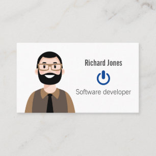 Personalised IT Avatar Business Card