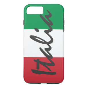 Personalised Italia Flag iPhone 8 Plus/7 Plus Case