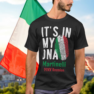 Personalised Italian Family Group  T-Shirt