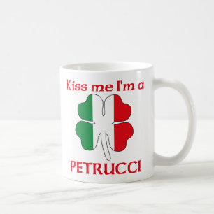 Personalised Italian Kiss Me I'm Petrucci Coffee Mug