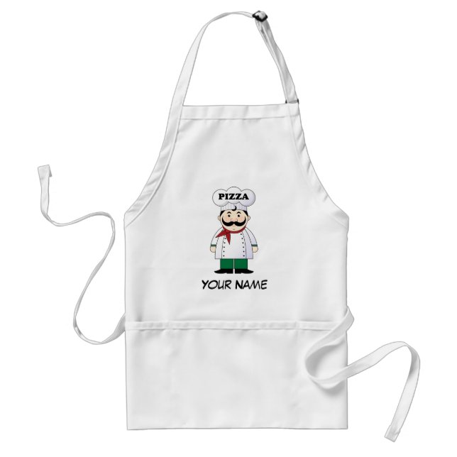 Personalised Italian Pizza Chef Cooking Gift Standard Apron (Front)