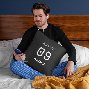 Personalised Italy National Team Professional Mono Cushion