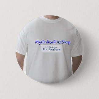 personalised items 6 cm round badge