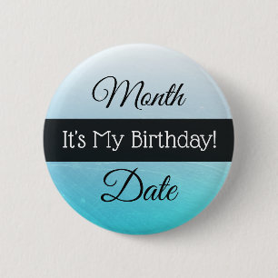 Personalised Its My Birthday March 5th  Button