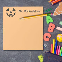 Personalised Jack-o-lantern pumpkin face Halloween