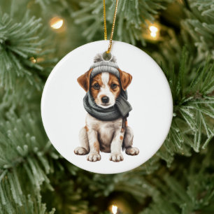 Personalised Jack Russell Terrier Dog Ceramic Ornament