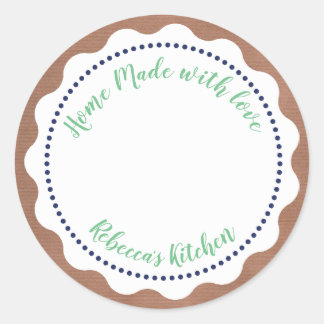 Personalised Jam Canning | Homemade  Mason Jar Classic Round Sticker