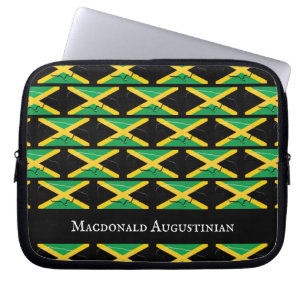 Personalised JAMAICA FLAG Laptop Sleeve