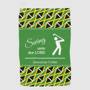 Personalised JAMAICA Golf Towel